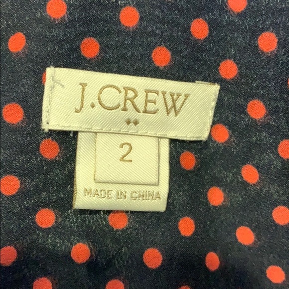 J. Crew Factory Print Ruffle Collar Blouse - Picture 7 of 7